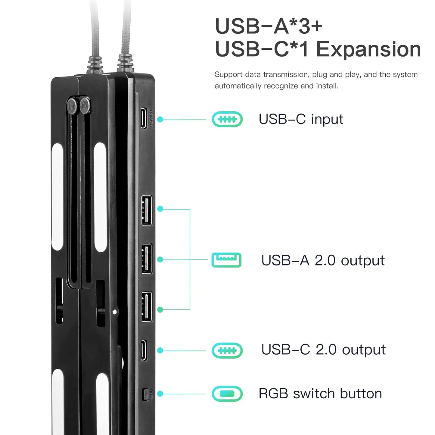 USB C Laptop Docking Station Type-c